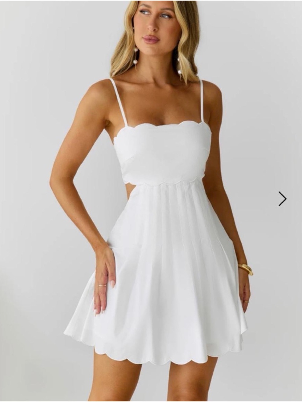 Women's White Mini Dress